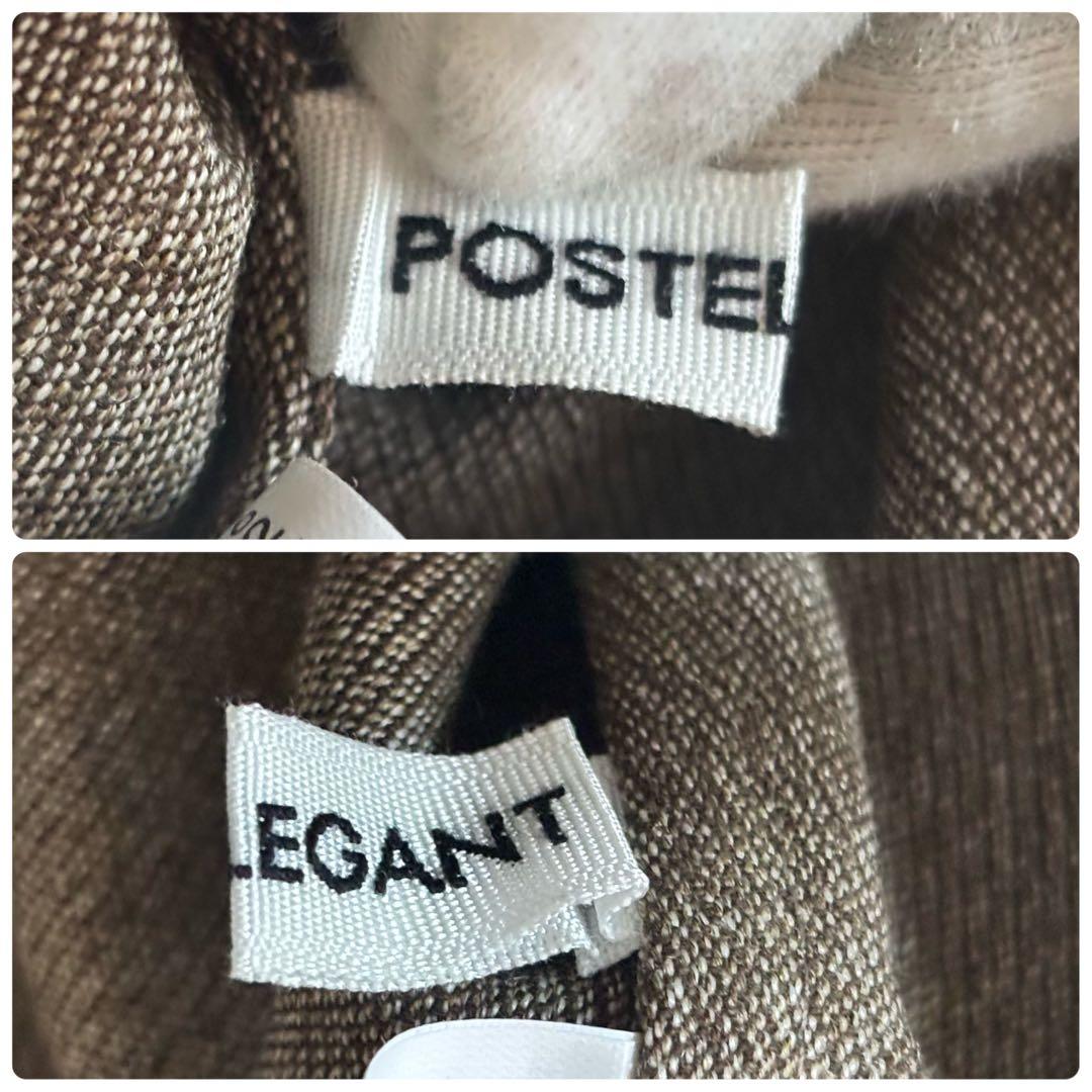 【極美品】POSTELEGANT | Wool Twill Top (L)