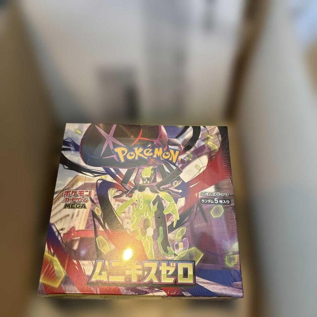 【ポケセン産】ポケモンカードゲーム MEGA ムニキスゼロBOX シュリンク付き