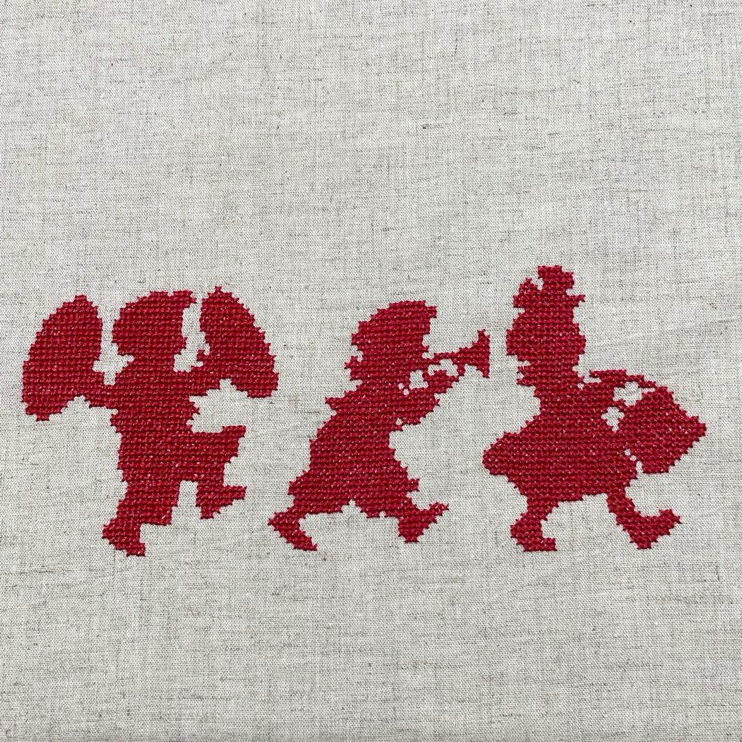 クロスステッチ 完成品 トートバッグ みつごちゃん サモイロフ オーダー 52