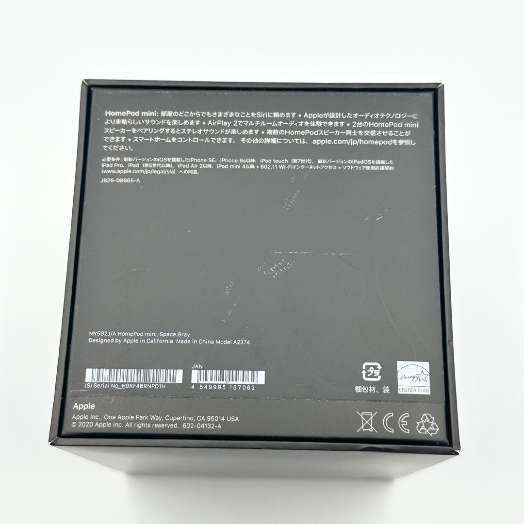 Apple Pod mini スペースグレイ MY5G2J/A