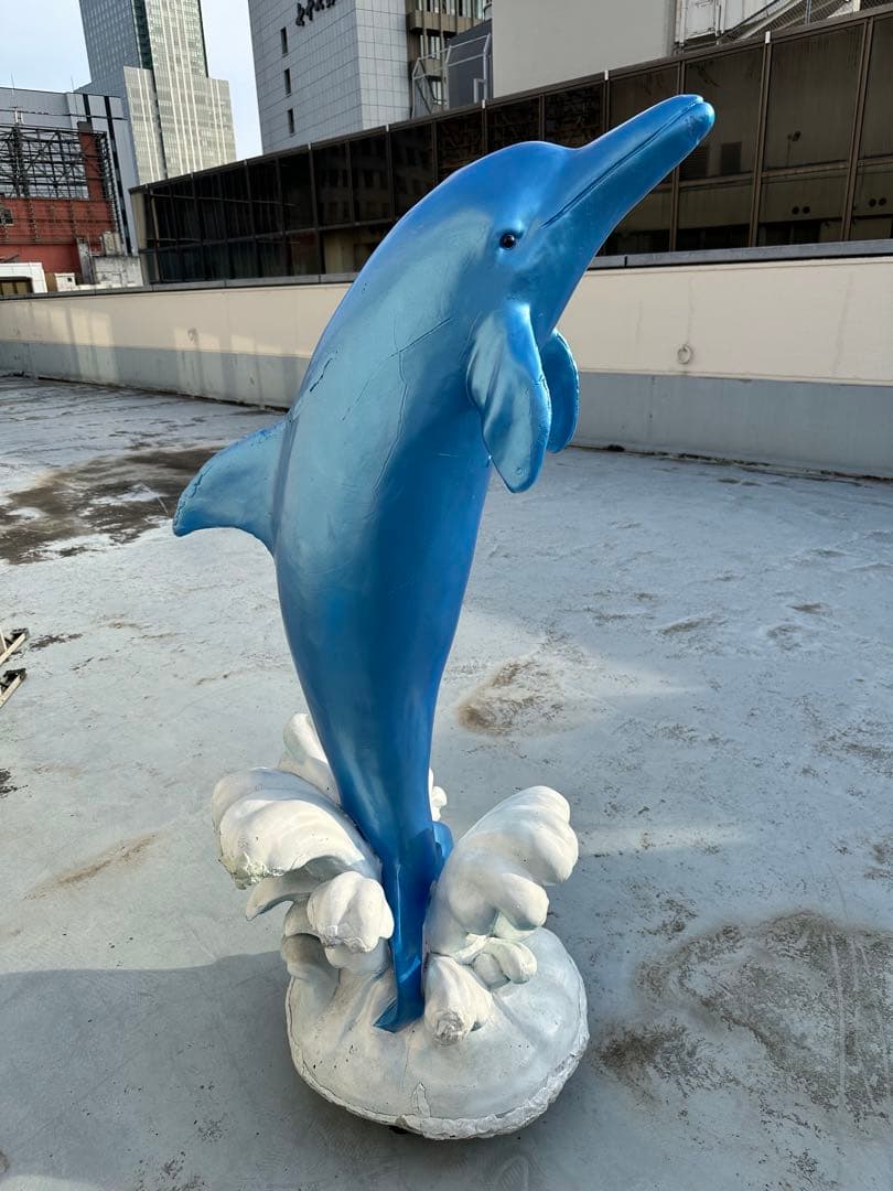 なかなか　イルカ　スタンド　オブジェ　看板