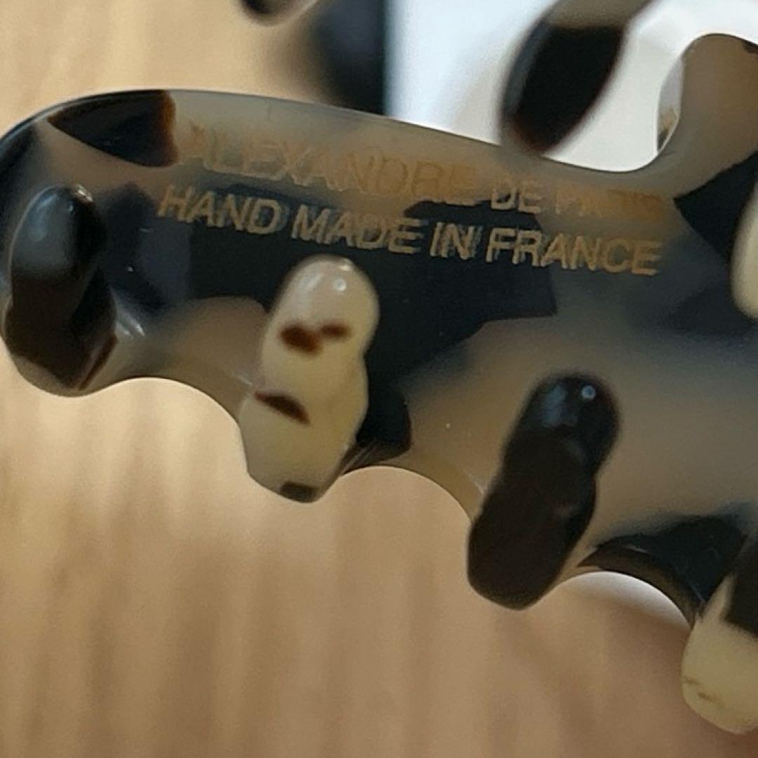 新品未使用　ALEXANDRE DE PARIS　アルビノス　パール　クリップ