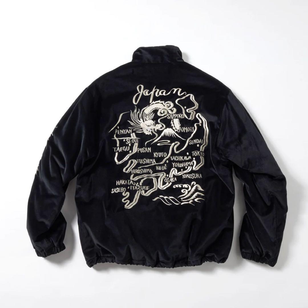 GOLD 東洋 ベルベット スカトラックジャケット スカジャン GL15554