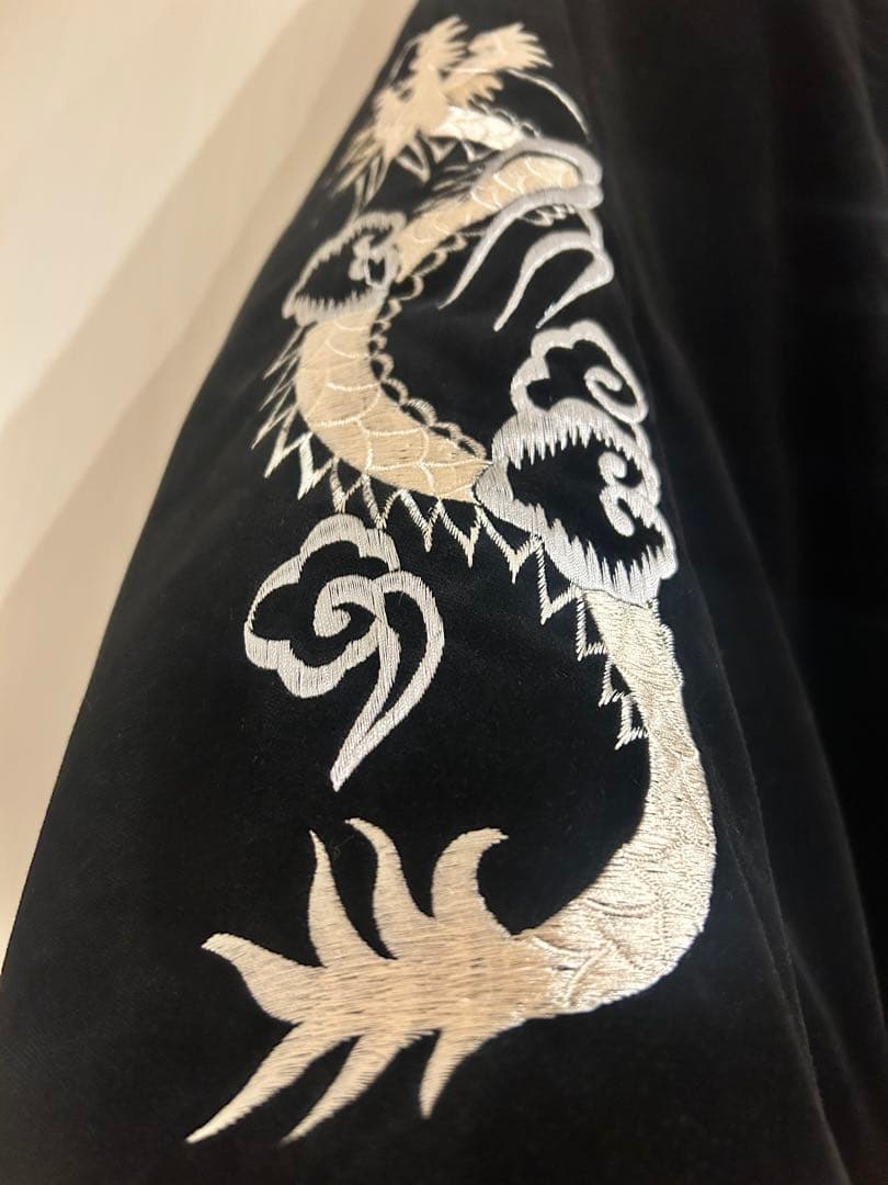 GOLD 東洋 ベルベット スカトラックジャケット スカジャン GL15554