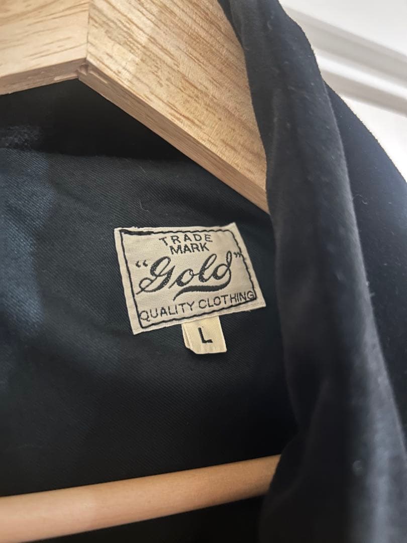 GOLD 東洋 ベルベット スカトラックジャケット スカジャン GL15554