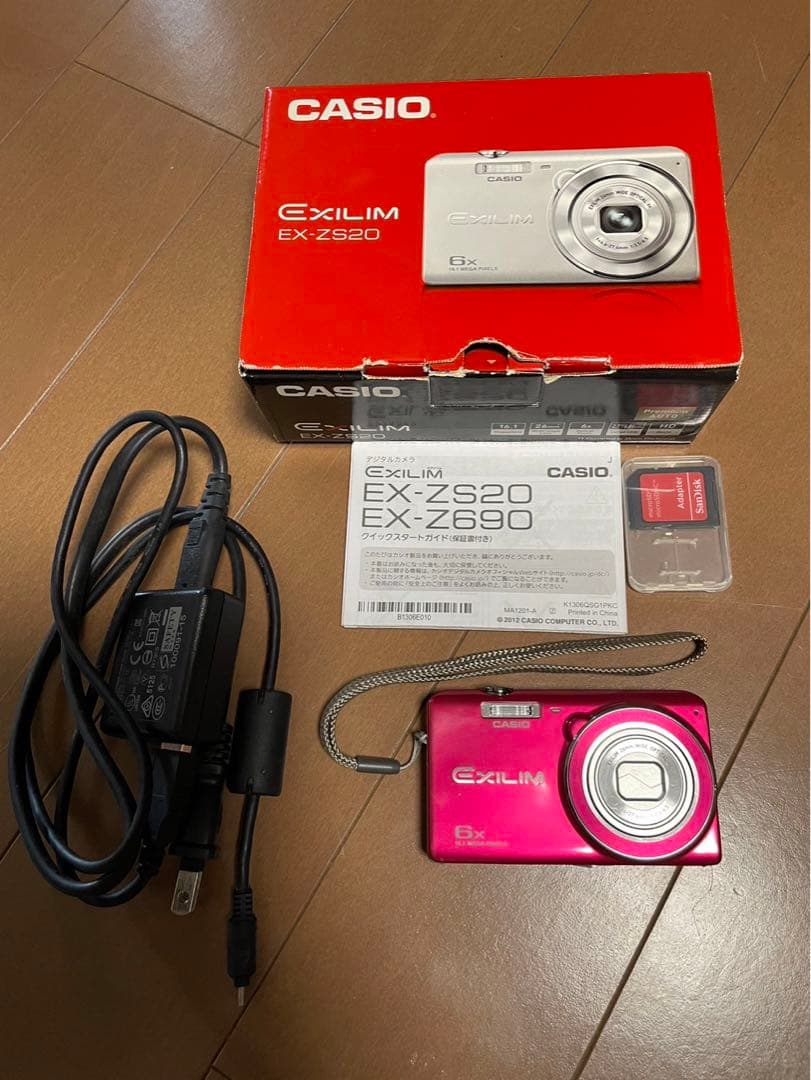 CASIO EXILIM EX-ZS20 ピンク