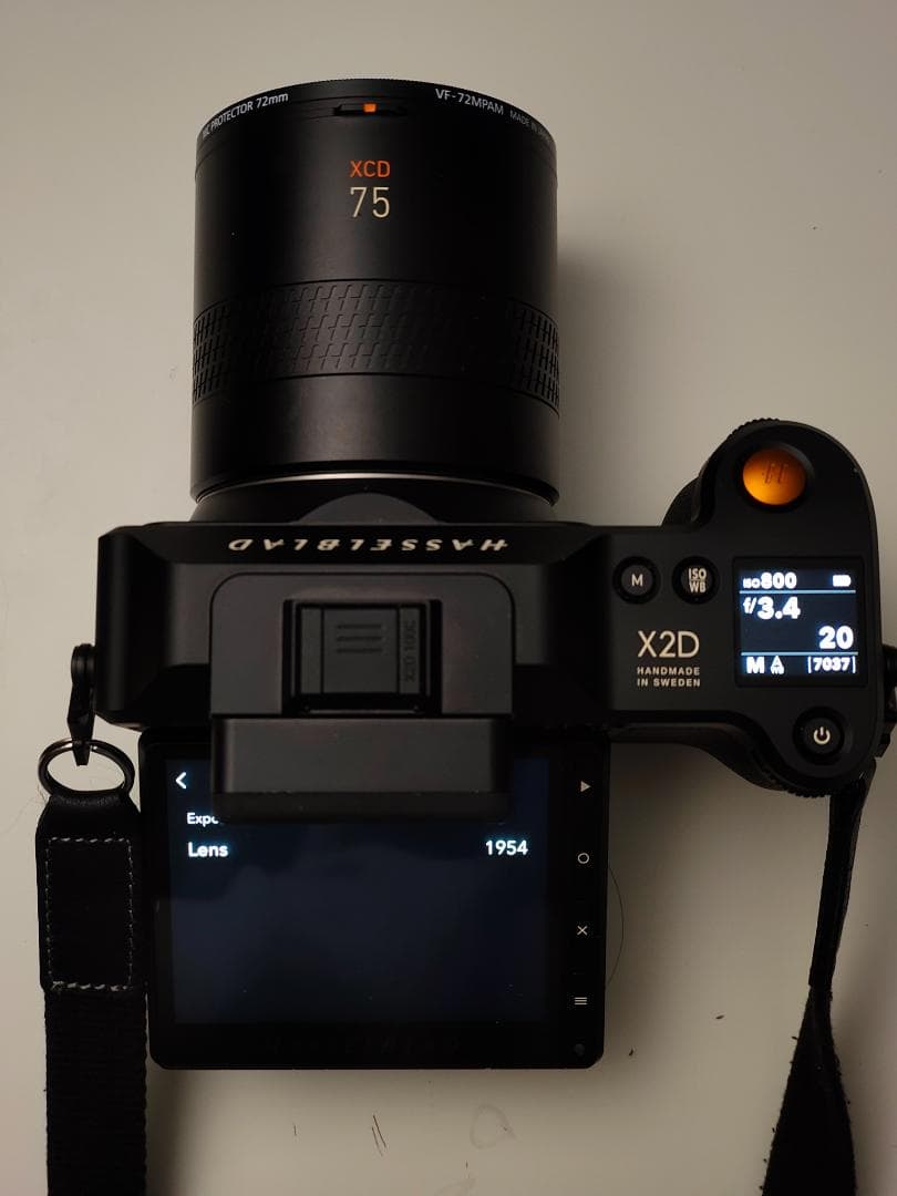 Hasselblad XCD 75mm 純正箱 + ZEISS MC + ND8