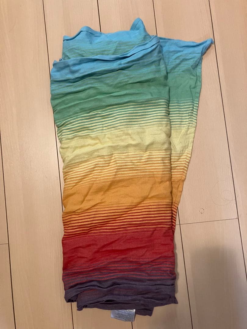 リネン混　ベビーラップ　サイズ5 Didymos リトルフロッグ