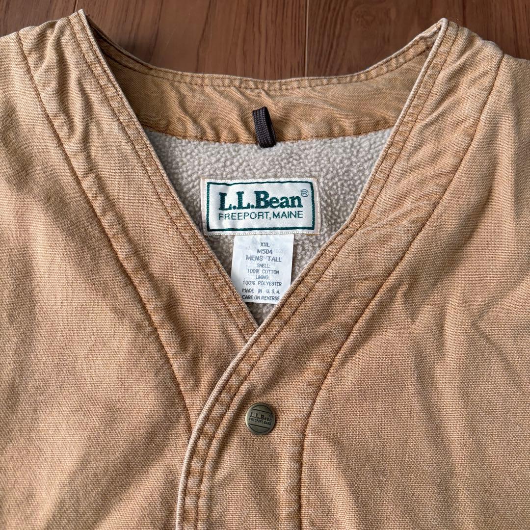 デッド ◎ L.L.BEAN 内ボア ダック ベスト USA製 XXL TALL