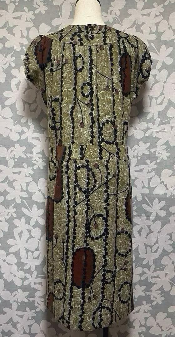 mina perhonen ミナペルホネン ウール100％ 花模様 ワンピース