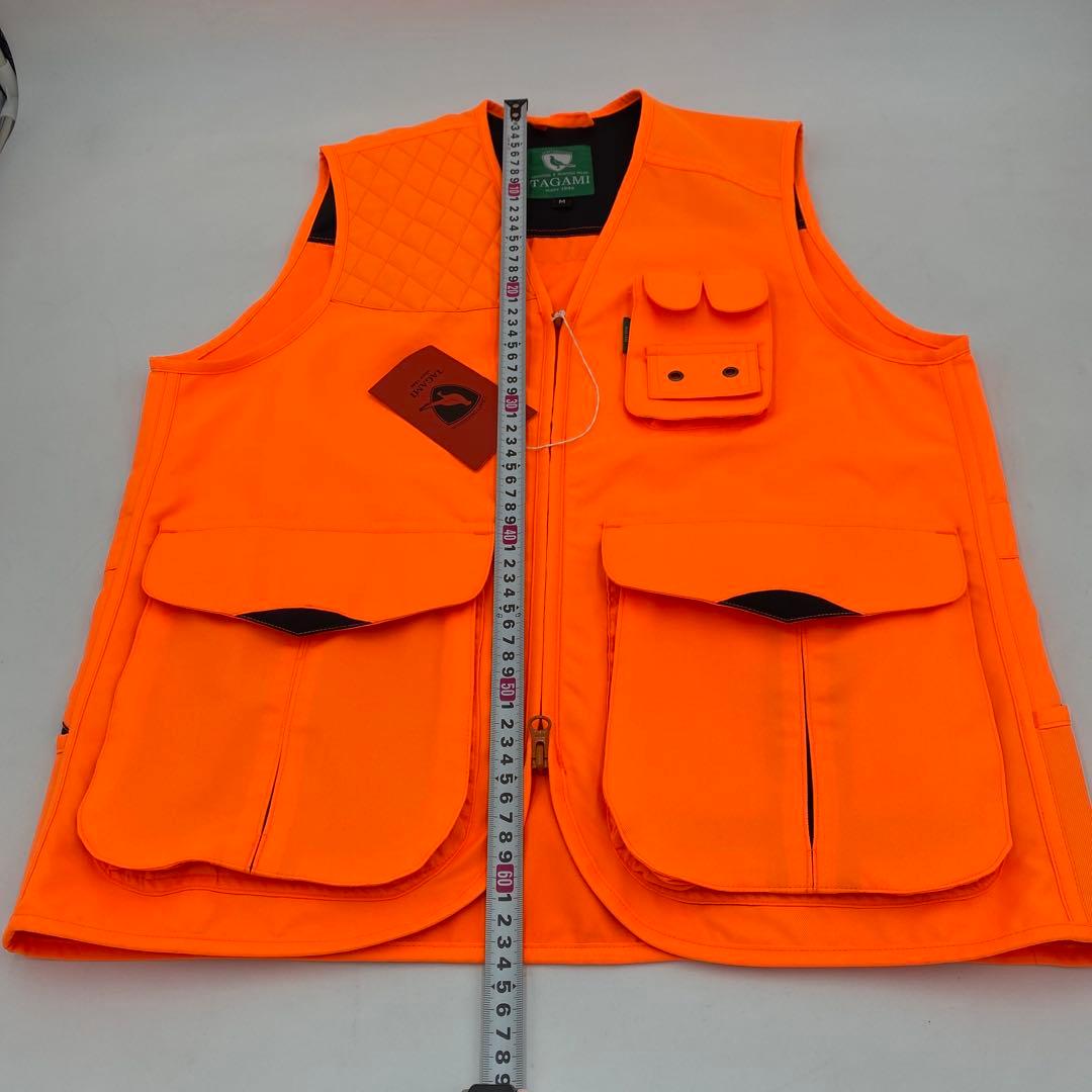 TAGAMI オレンジ ハンティングベスト Mサイズ　YU326