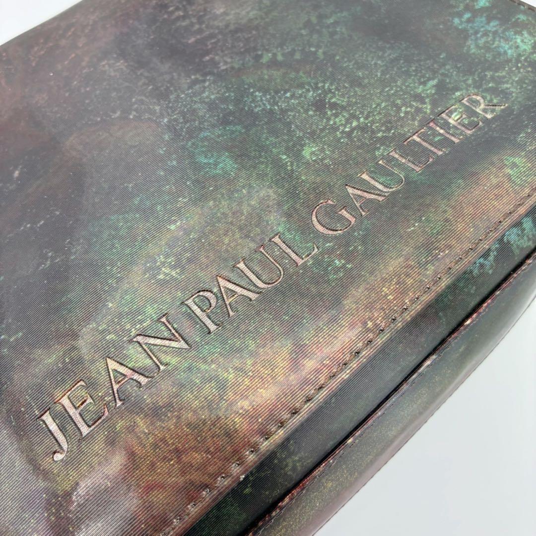 ゴルチエ Vサイバー 玉虫色 ショルダーバッグ メッセンジャーバッグ