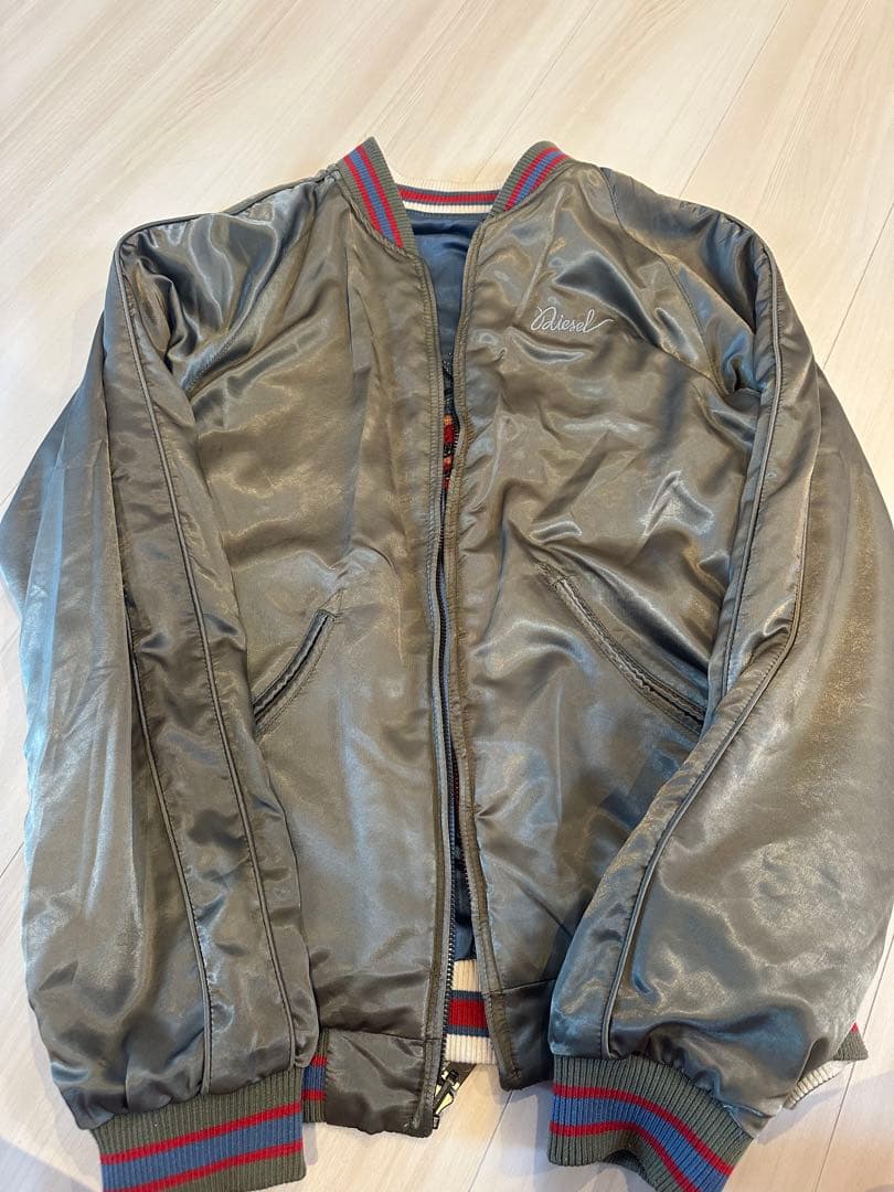 ディーゼル　DIESEL リバーシブル　スカジャン　刺繍　BTS BIGBANG