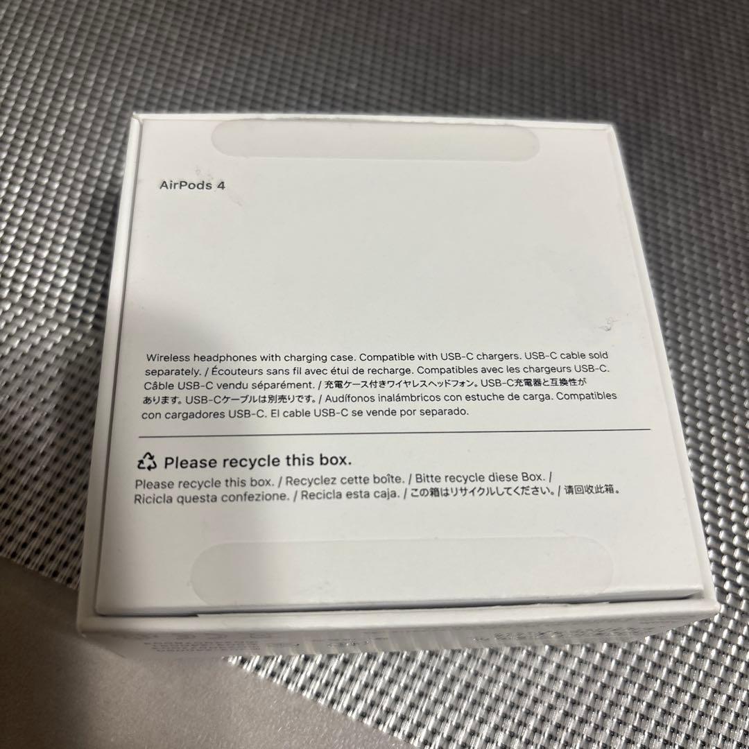 AirPods 4 本体 ノイズキャンセル非搭載