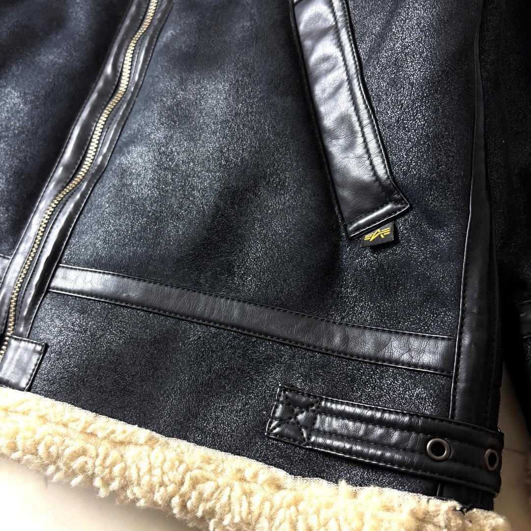 ALPHA アルファインダストリーズ M エコ ムートンジャケット ミリタリー