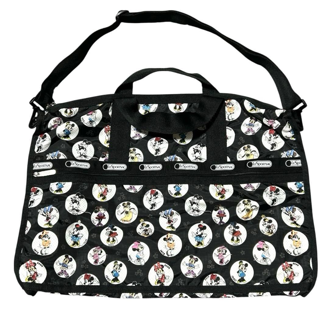【美品】★希少★ 限定 レスポートサック ミニーマウス 2way ボストンバッグ