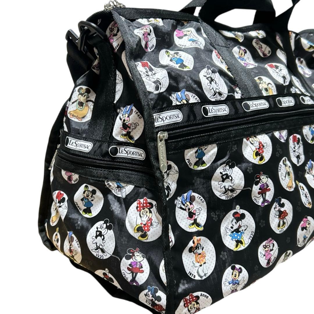 【美品】★希少★ 限定 レスポートサック ミニーマウス 2way ボストンバッグ