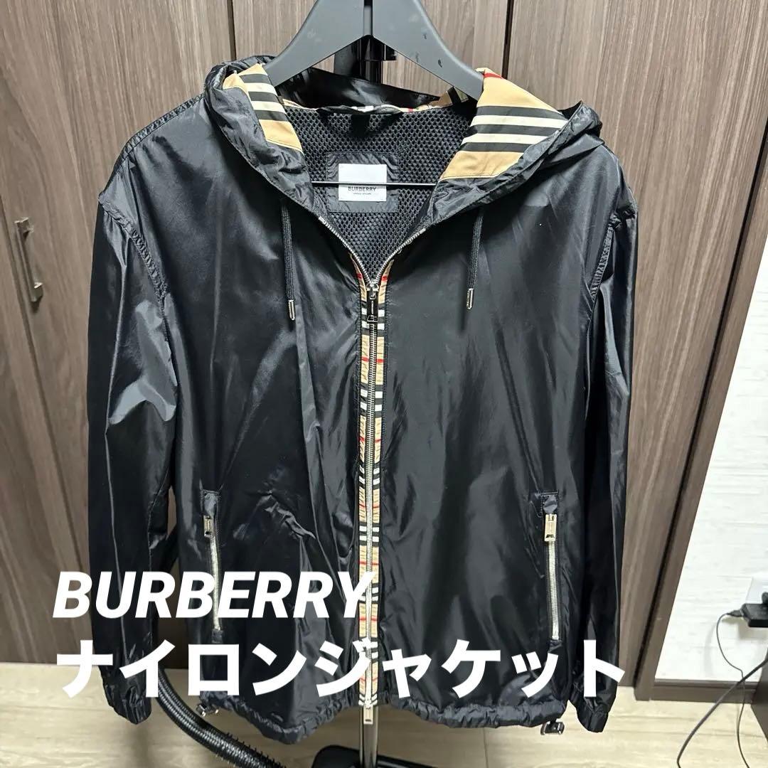 BURBERRY フード付きナイロンジャケット 44