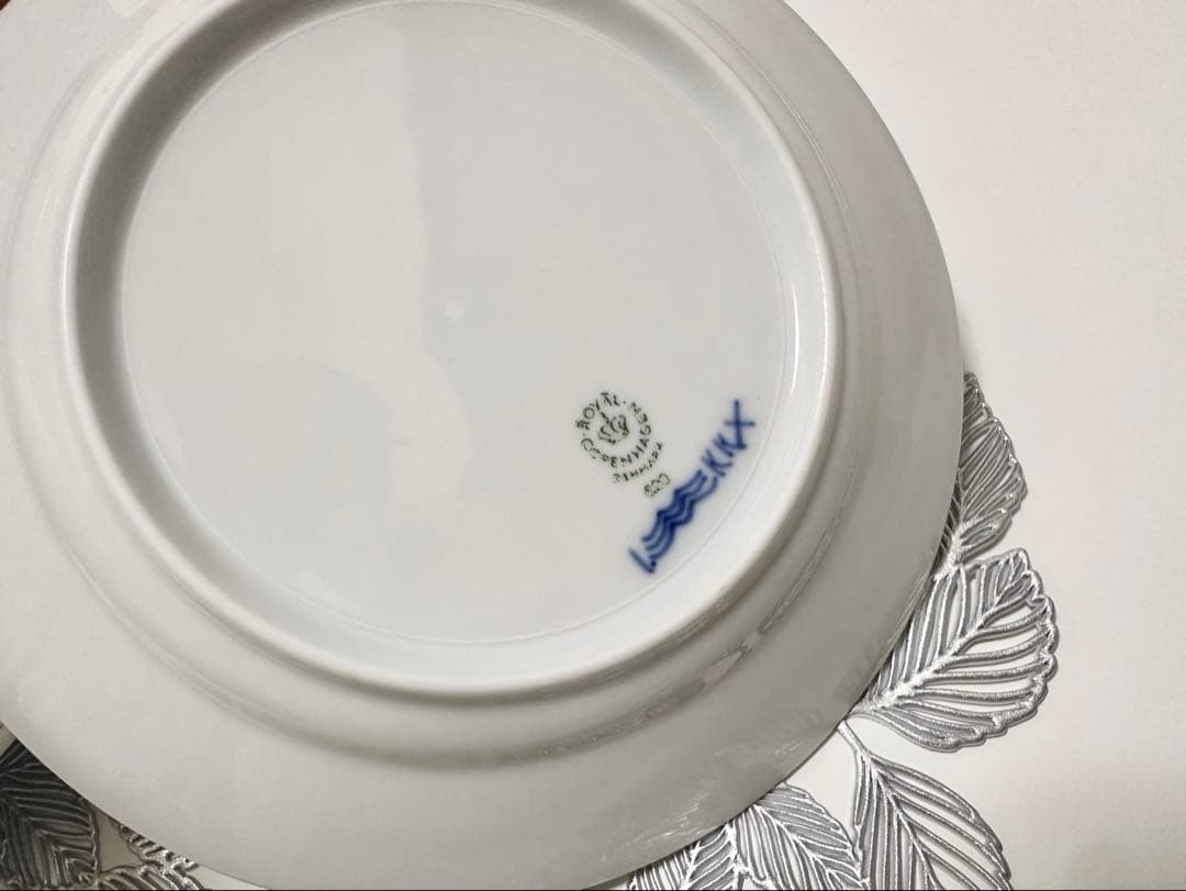 【美品】 ロイヤルコペンハーゲン ブルーブルーテッド 大小 2枚セット♡