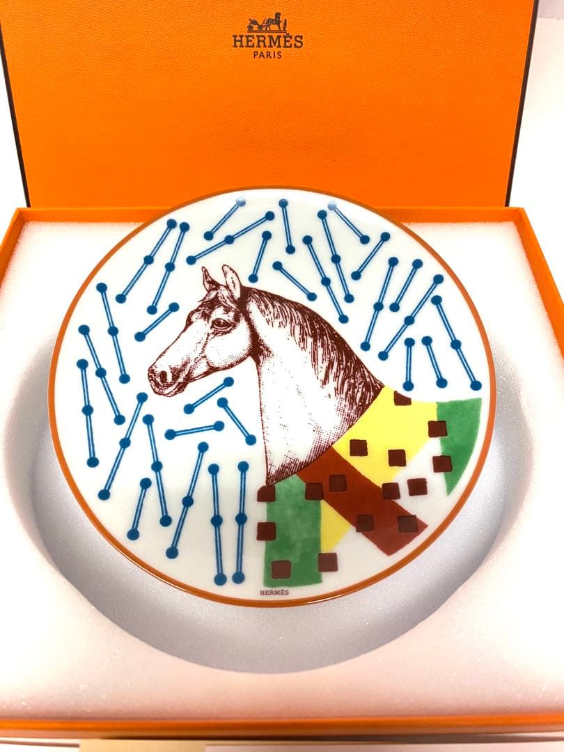 新品・現行　エルメス　スモールプレート〈エルメス・イポモビル〉 No4 正規品