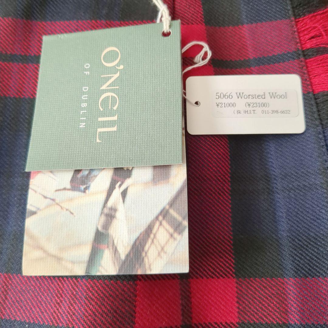 新品タグ付♥オニールオブダブリン　巻きスカート　プリーツ　チェック　膝丈　12