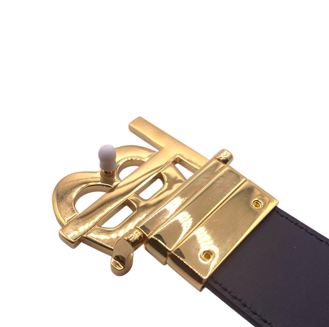 美品★Burberry　バーバリー　ベルト　リバーシブル90-100ｃｍ