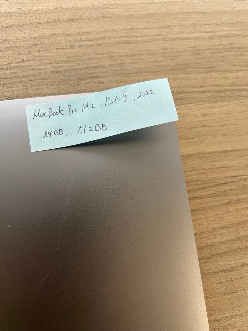 勇*藤様 MacBook Pro M2 13インチ 24GB SSD512GB