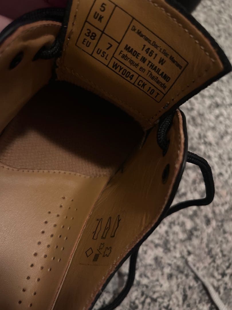 Dr. Martens ブラックレザー ドレスシューズ