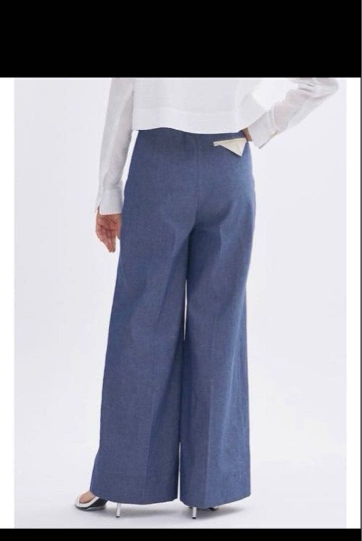 新品未使用　yori shirocon ワイドデニムパンツ　36