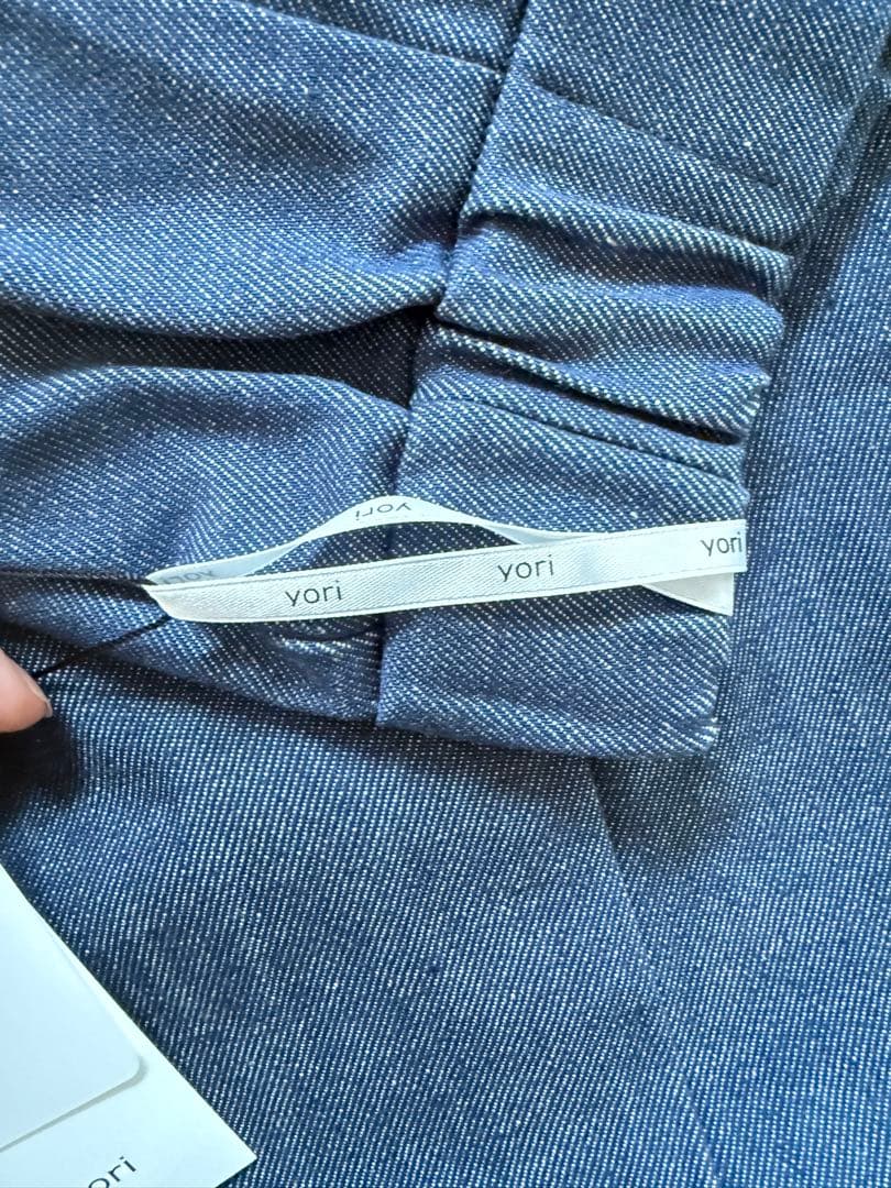 新品未使用　yori shirocon ワイドデニムパンツ　36