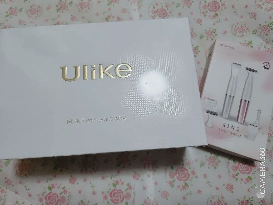 Ulike 脱毛器 Air10 IPL光美容器、電動シェーバーのセット