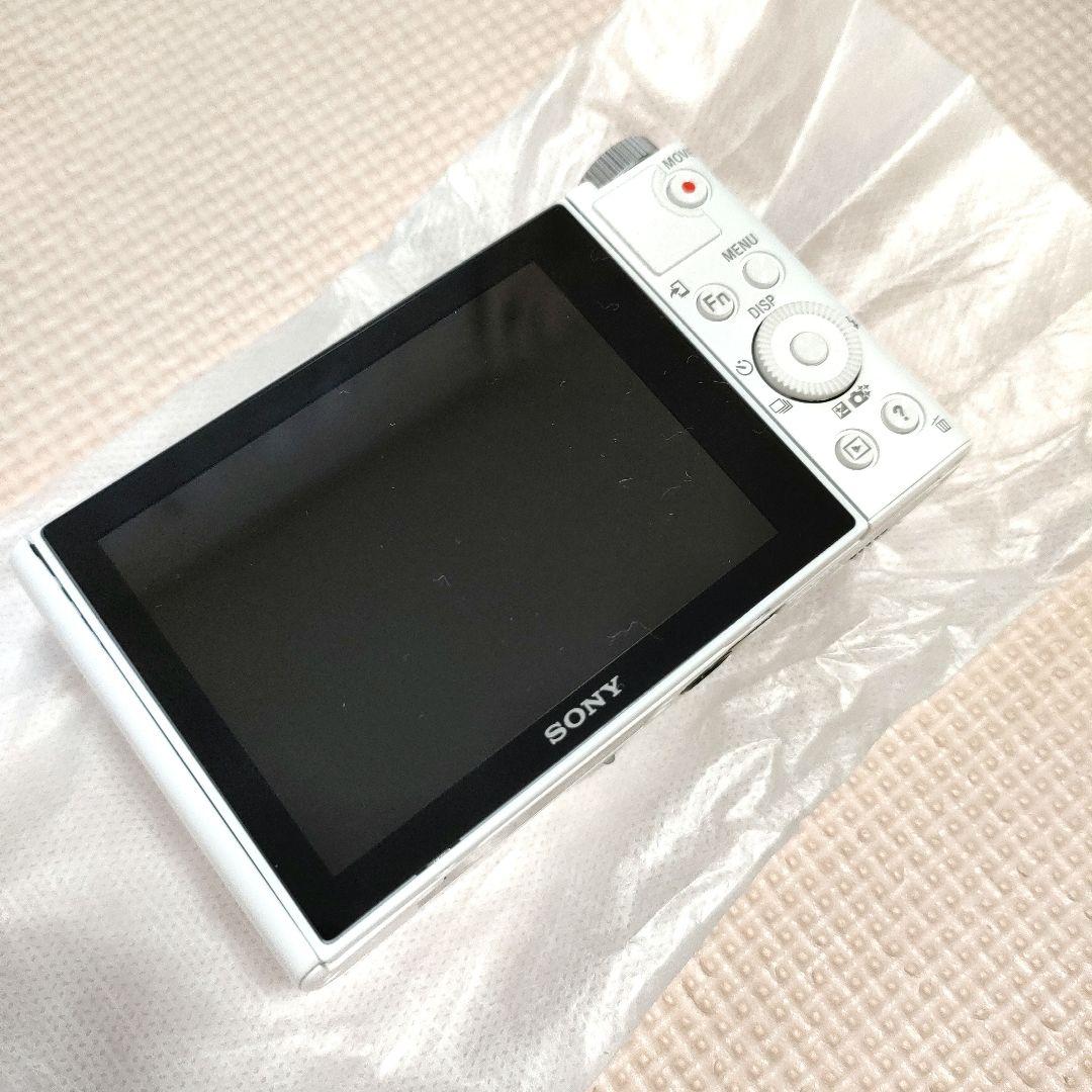 〈新品未使用〉SONY DSC-WX500 ホワイト 30倍ズームデジタルカメラ