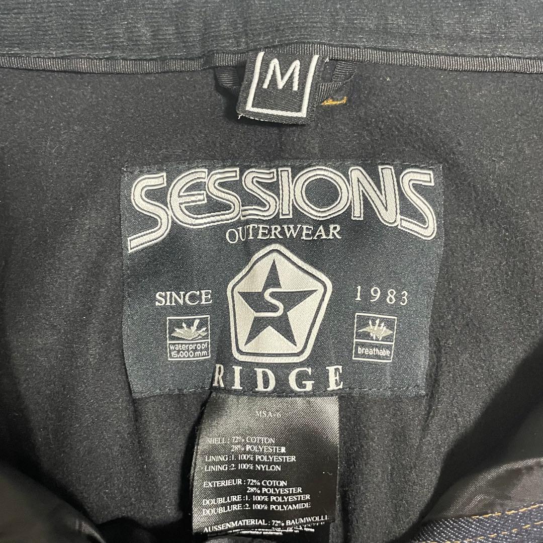 SESSIONS セッションズ デニムスノーパンツ ボード 2WAYスノボ 濃紺