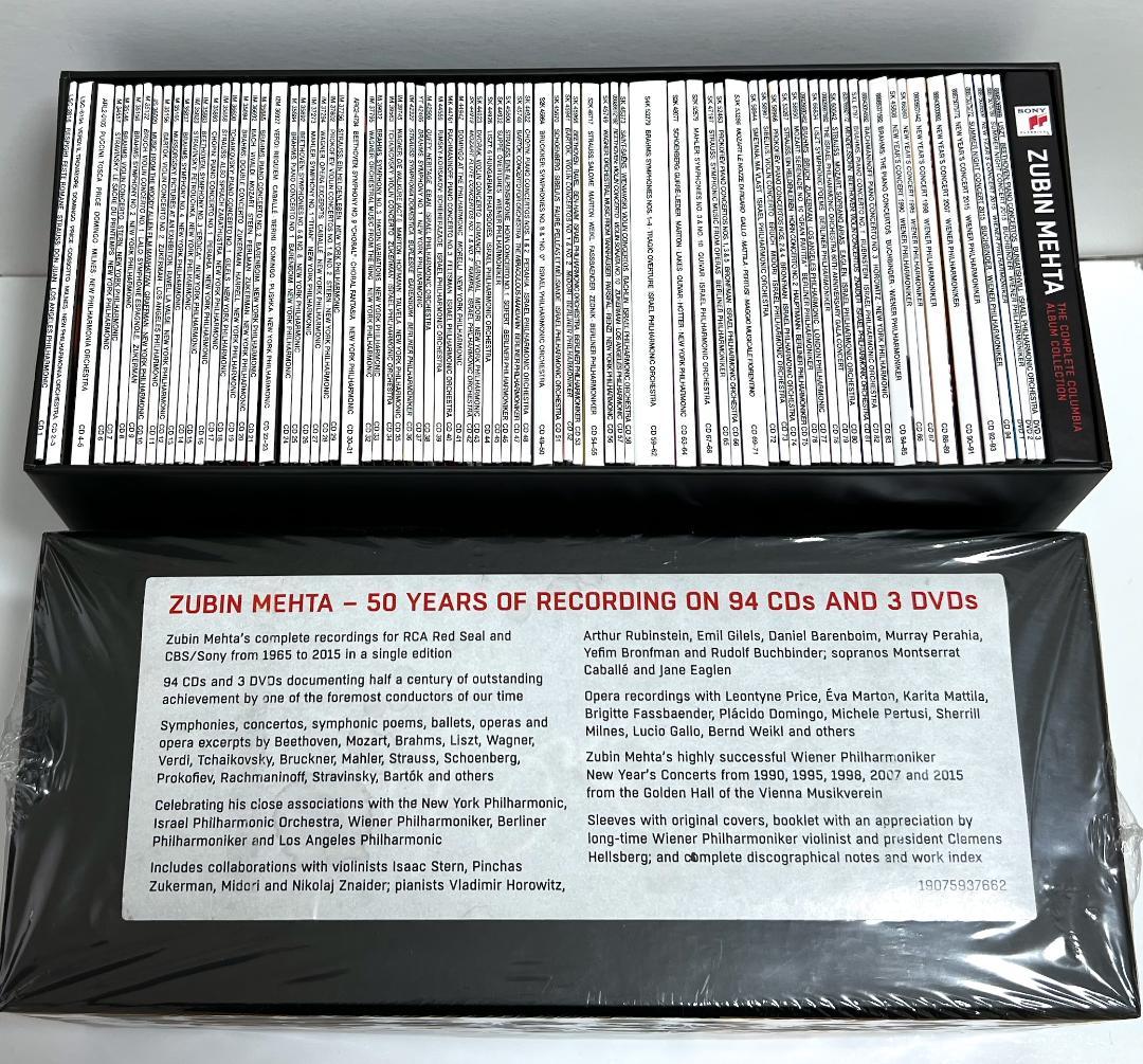 94CD+3DVD★メータ★コンプリート・コロンビア・アルバム・コレクション