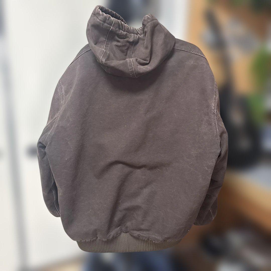 Carhartt ブラウン フード付きジャケット