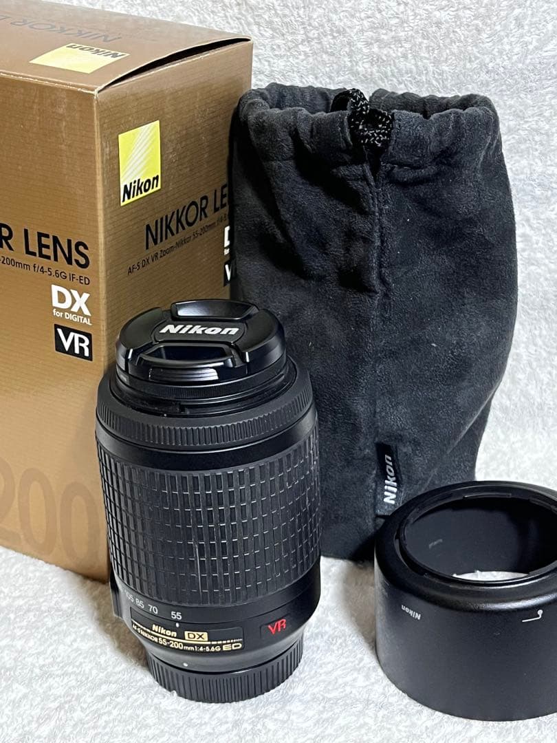 【美品】ニコン NIKON 55-200mm ズームレンズ