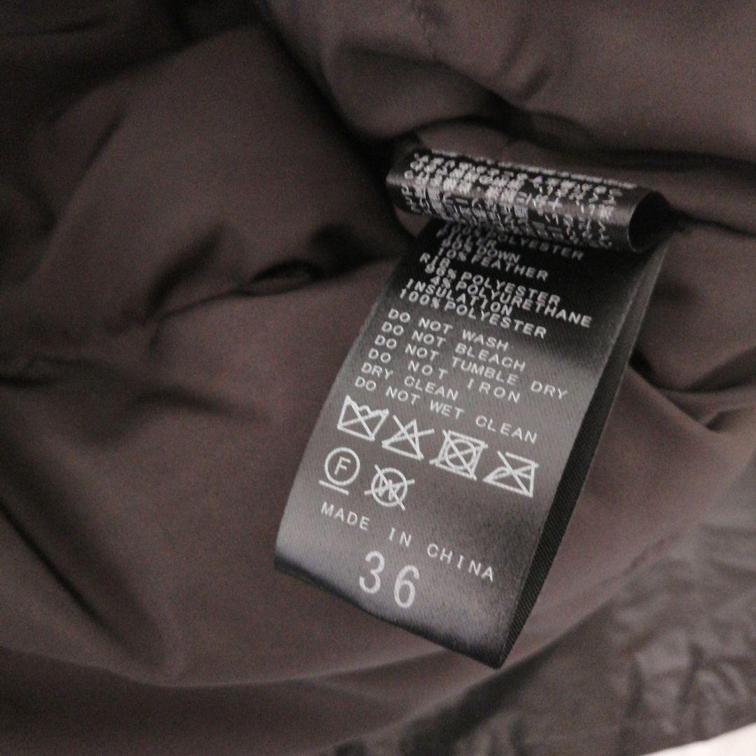 新品未使用 Spick and Span 2WAY撥水ダウンハーフコート　茶36