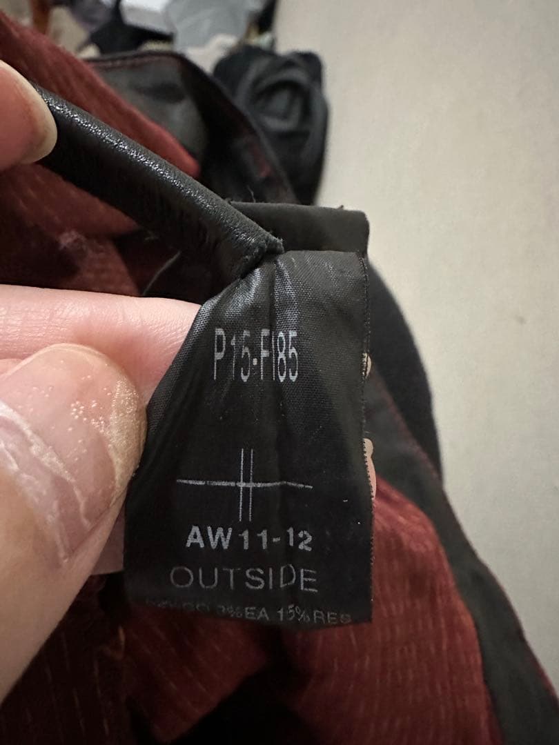 11AW ボリス ビジャン サベリ パンツ p15 f185 M