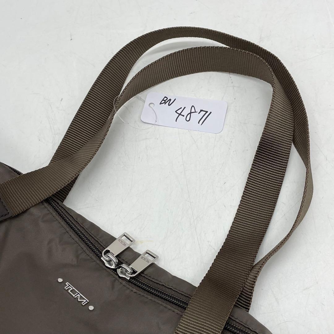 BN4871□TUMI トートバッグ 折りたたみ ジャストインケース ポーチ付き