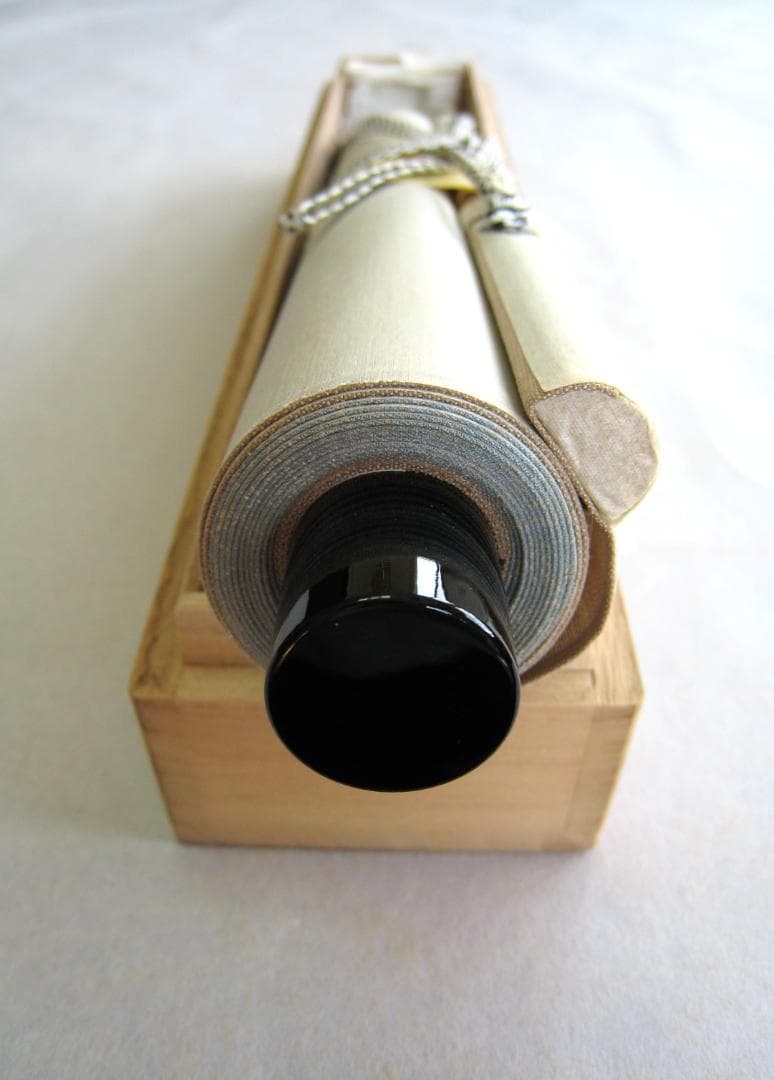 【真筆】茶掛　瀧 直下三千丈◆大徳寺派 雲澤禅寺 足立泰道　共箱・タトウ箱付