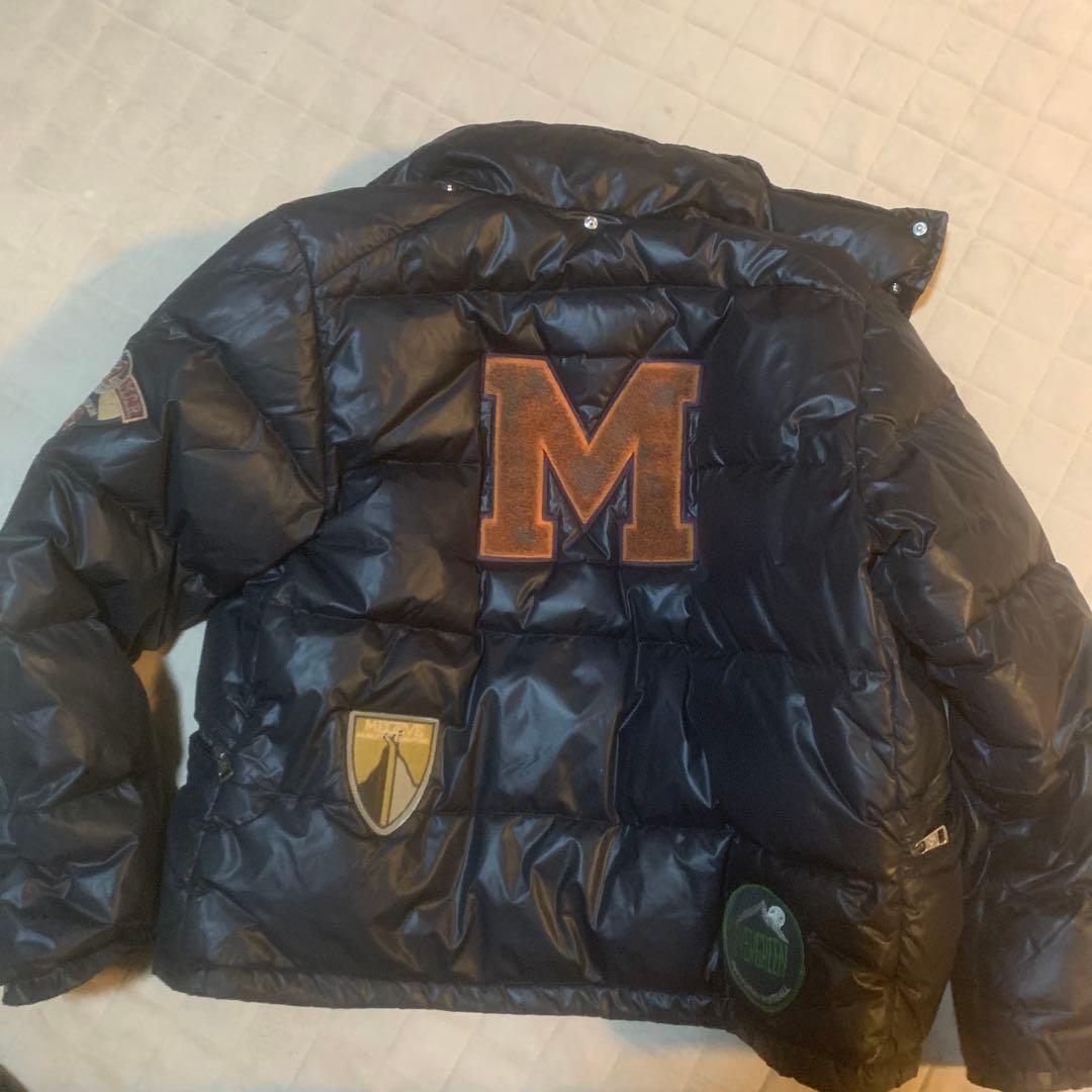 MONCLER パッチ付きダウンジャケット Mサイズ