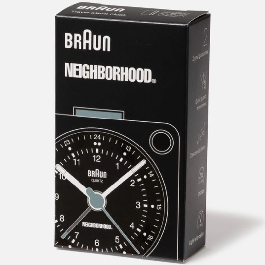 BRAUN NEIGHBORHOOD トラベルクロック ブラック
