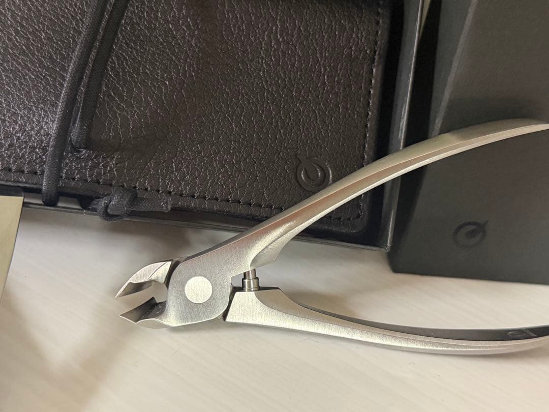 SUWADA爪切り&つめ切り用限定シボ革ケース /特注グルーミングセット