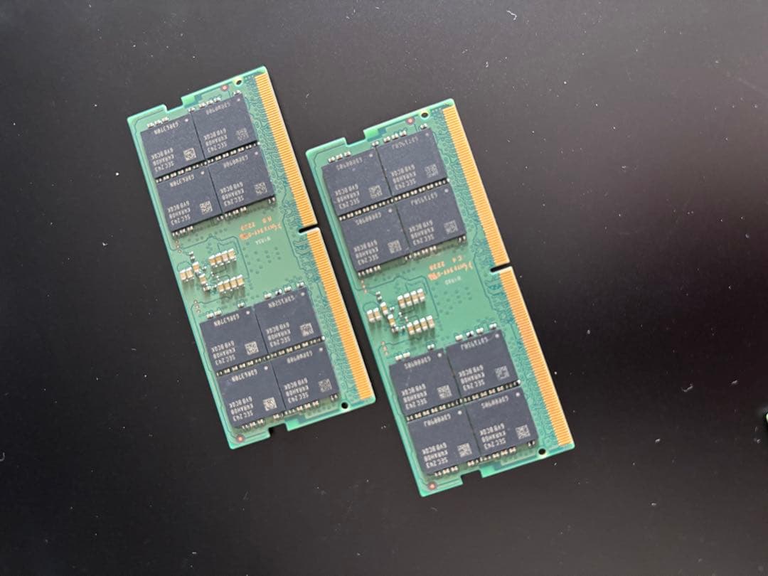 DDR5 4800MHz 64GBメモリー　32GB 2枚セット　Samsung