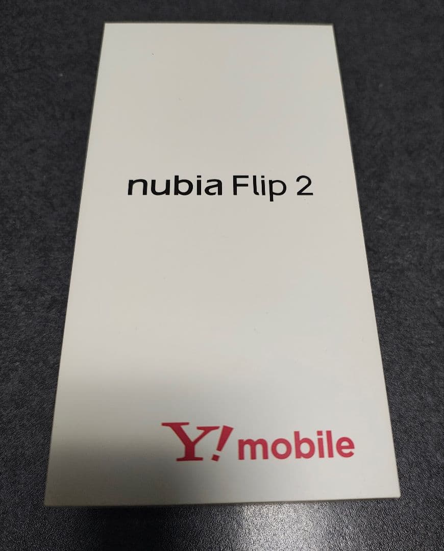 新品 SIMフリー nubia Flip 2 A404ZT ブラック ZTE