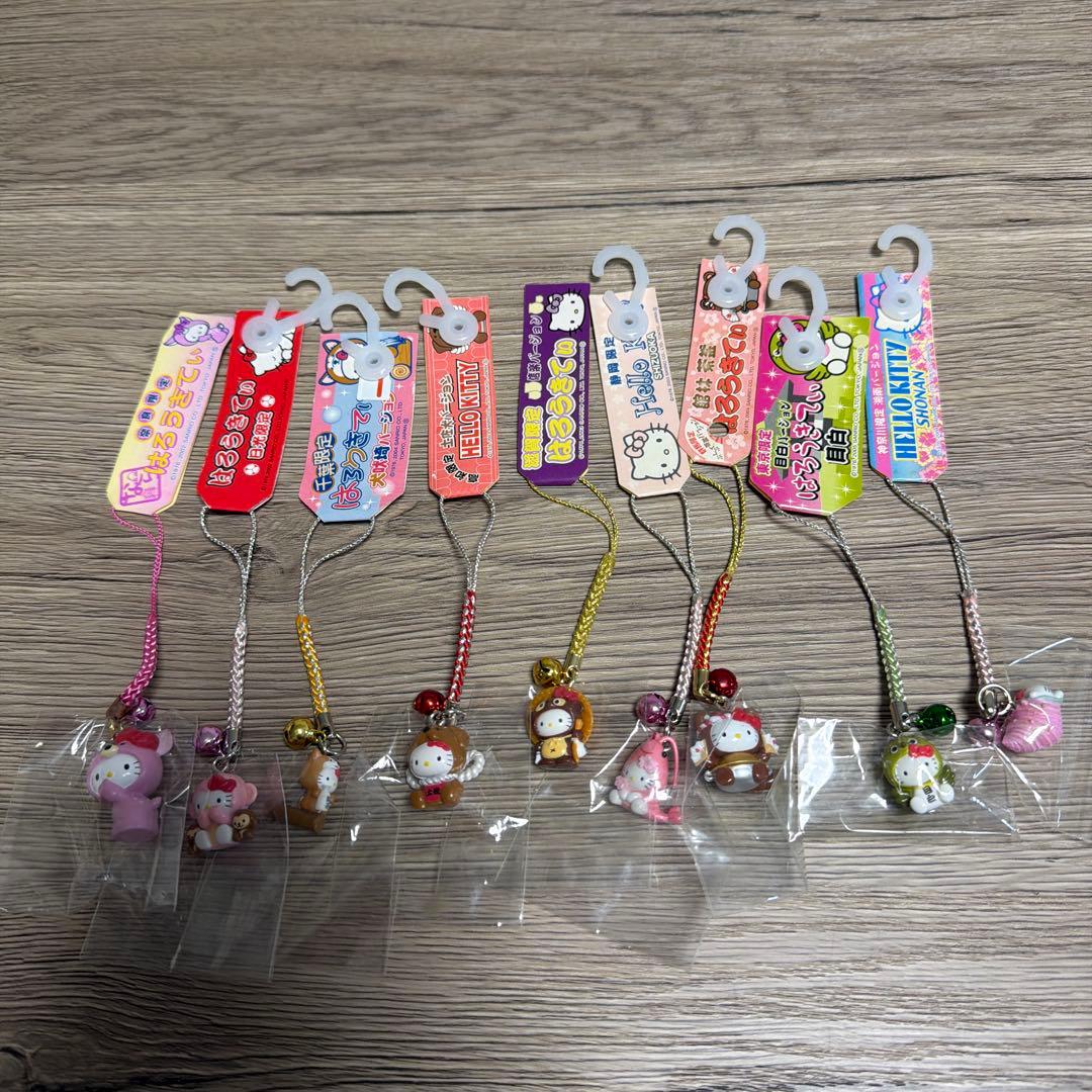ハローキティ ストラップ 9個セット