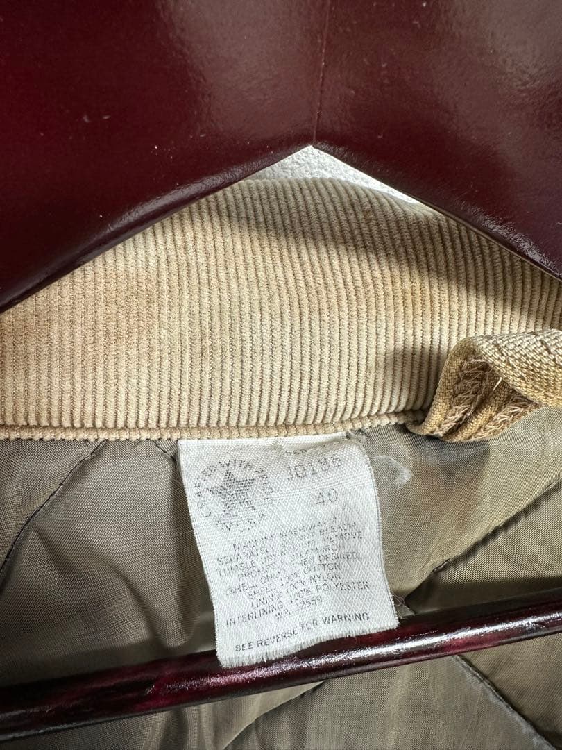 鬼フェード 80s USA製 Carhartt トラディショナルジャケット 短丈