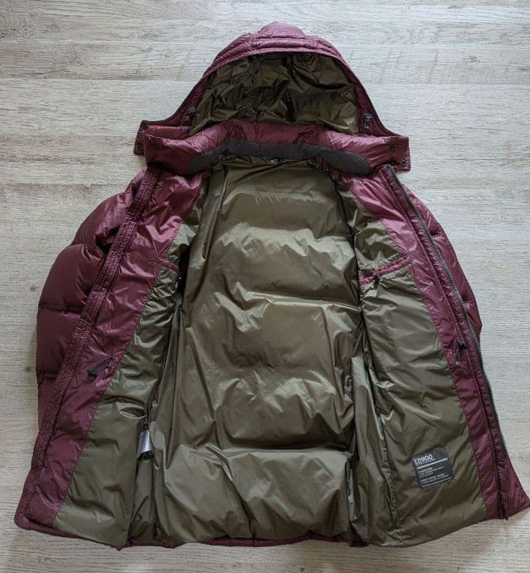 美品 Eddie Bauer エディバウアー 900フィルパワー 極暖軽量ダウン