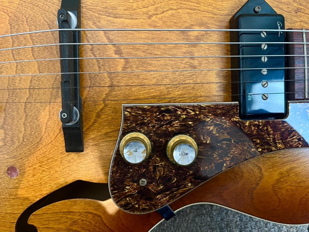 Godin 5th Avenue Kingpin P90 改良仕様 ノイズ対策済