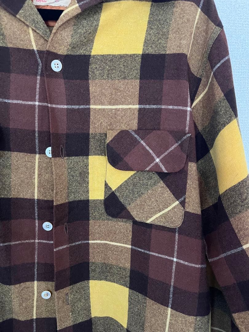 B*t様 vintage 50s 60sウールシャツ　ネルシャツ チェックシャツ